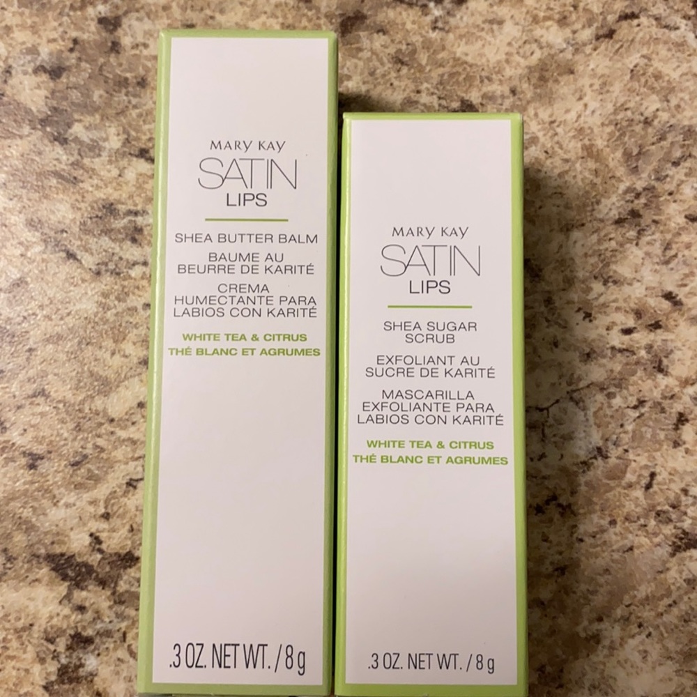 Mary Kay Satin Lips Butter Balm and Sugar Scrub